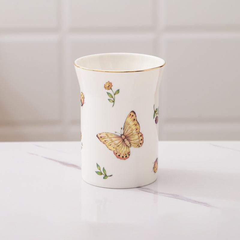 Bathroom Supplies Ceramic Lotion Bottle Household Bathroom Five-piece Set European Style Light Luxury Bathroom Decoration