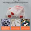 Multi-Grid Portable Plastic Parts Toolbox Combination Screw Storage Box Metal Parts Hardware Tool Screwdriver Tool Box
