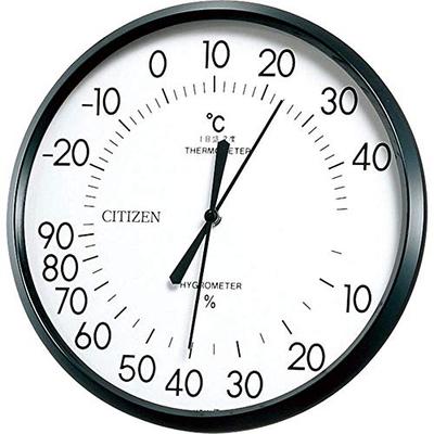 RHYTHM Citizen Sıcaklık/Nem Ölçer Asılı Tip TM-42 Beyaz CITIZEN 9CZ013-003