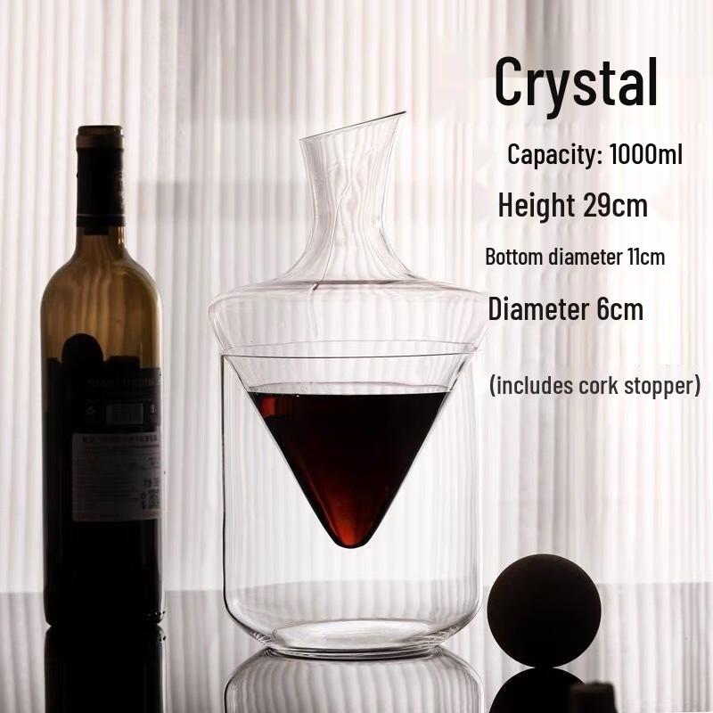 Shijin Crystal Glass Wine Aerator & Chiller
