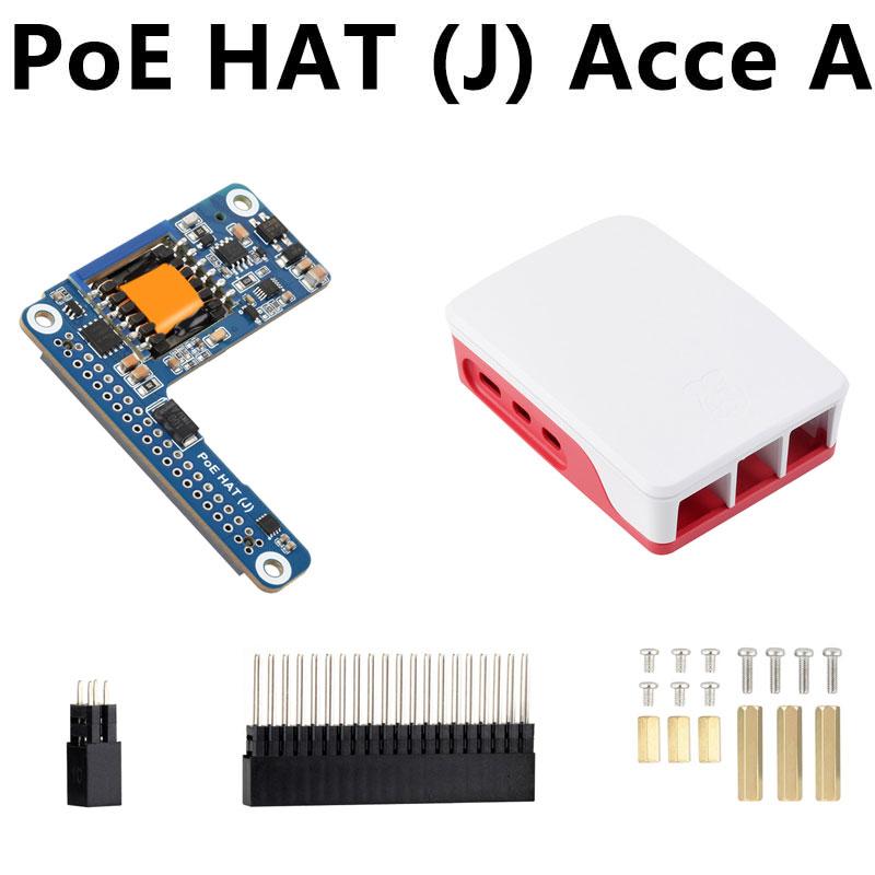Waveshare Raspberry Pi 5 PoE MINI HAT (J) 5V/5A Power over RJ45 Ethernet 802.3af/at Moudle for Pi5/CM5