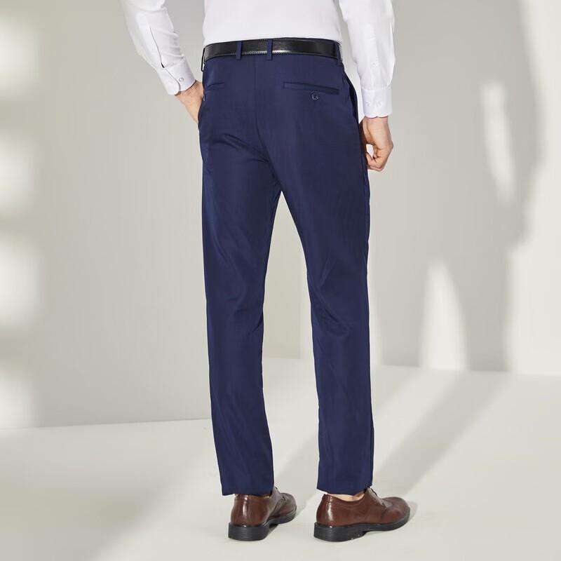 YOUNGOR Men's Straight Leg Lyocell Pants