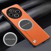 Metal Magnetic Car Holder Leather Case For Redmi A5 A4 A3 A3Pro 14C 4G 5G Skin Feel Carbon Fibre Shockproof Protect Cover