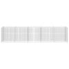 Vidaxl Raised Gabion Planter, Galvanized Steel, 450X50X100 Cm