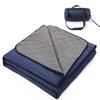 Extra Large Waterproof Fleece Picnic Blanket - Portable, Moisture-Proof, and Multifunctional for Camping and Travel
