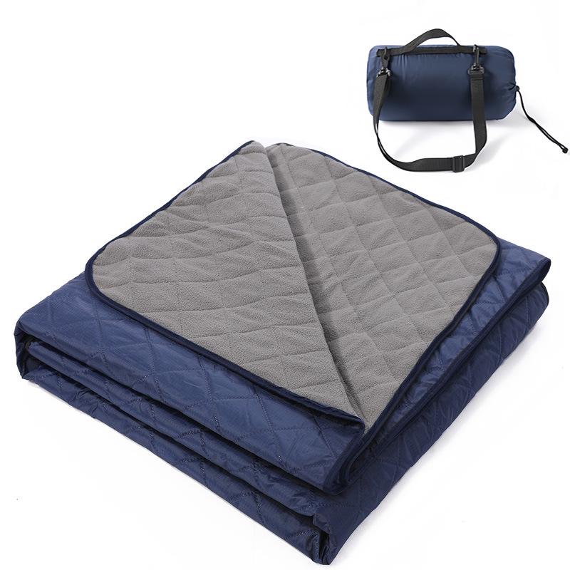 Очень большое водонепроницаемое флисовое одеяло для пикника - Портативное, влагостойкое и многофункциональное для кемпинга и путешествий 200 x 140