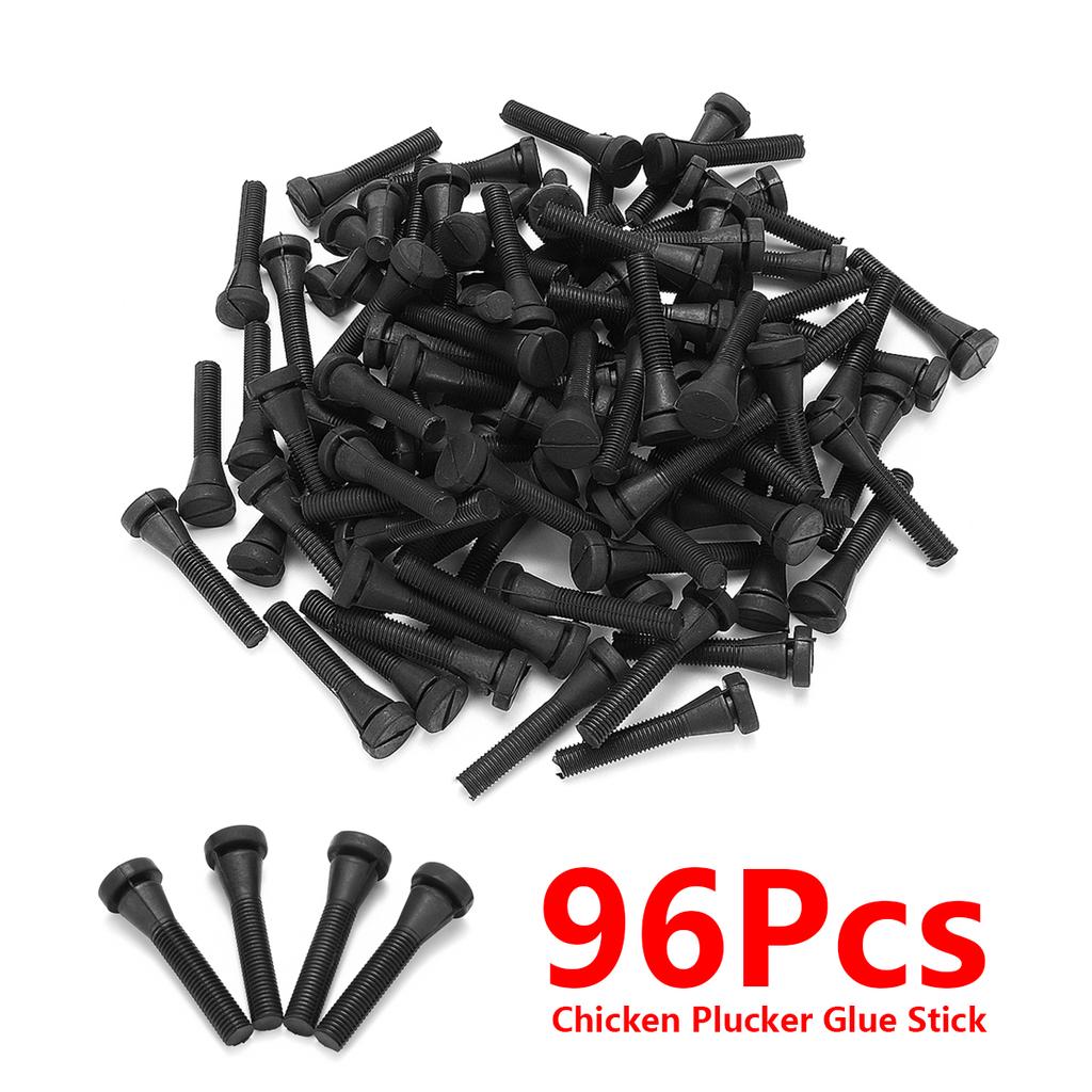 60pcs Set Chicken Plucker Finger Poultry Feather Remover Tools Rubber Accessory