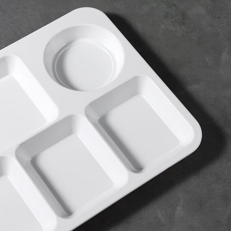 Melamine Rectangular Divided Meal Tray