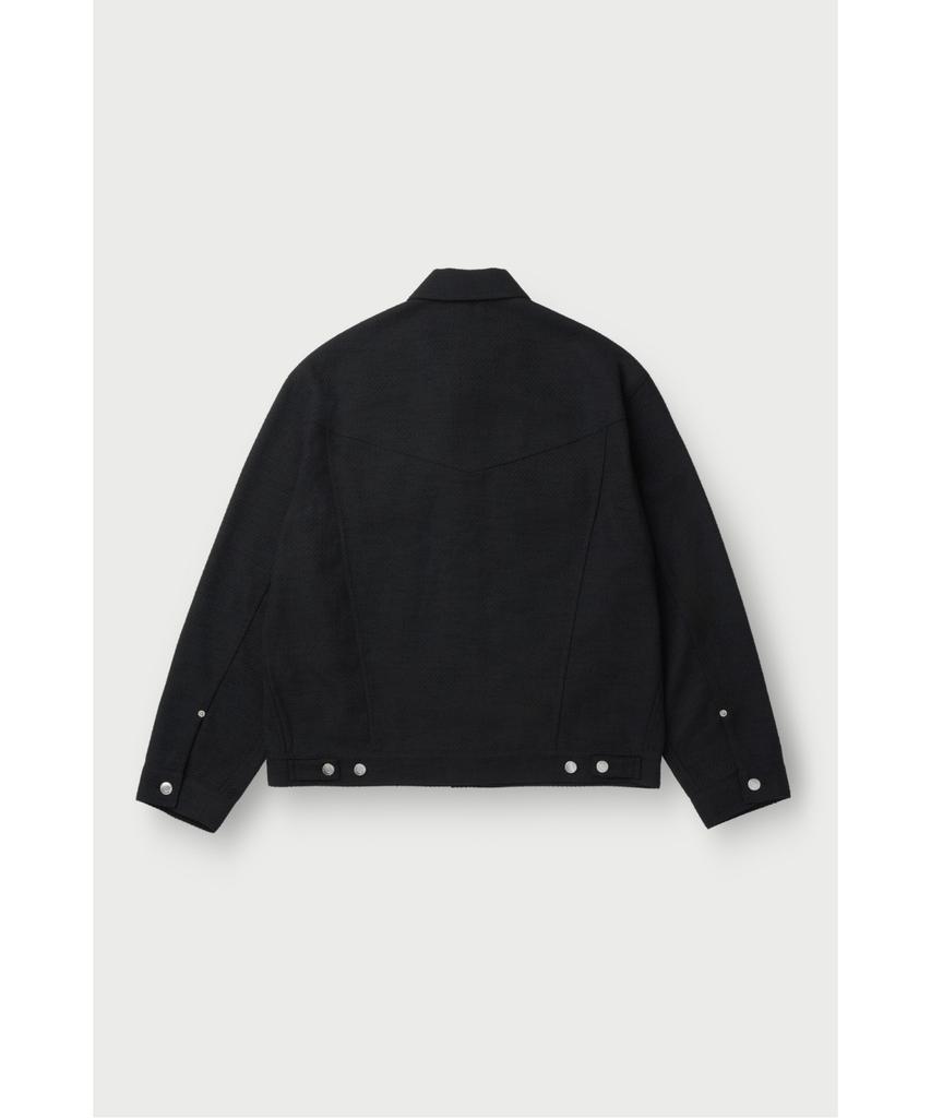 Iro Tevone Twill Cotton Trucker Jacket Irjas26003Bkx