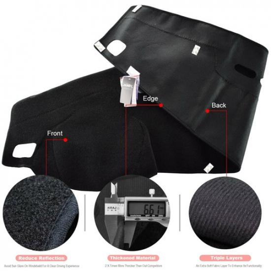 For Land Rover LR3 Range Rover Sport Dash Cover Mat Dashmat 2006-2007 2008 2009