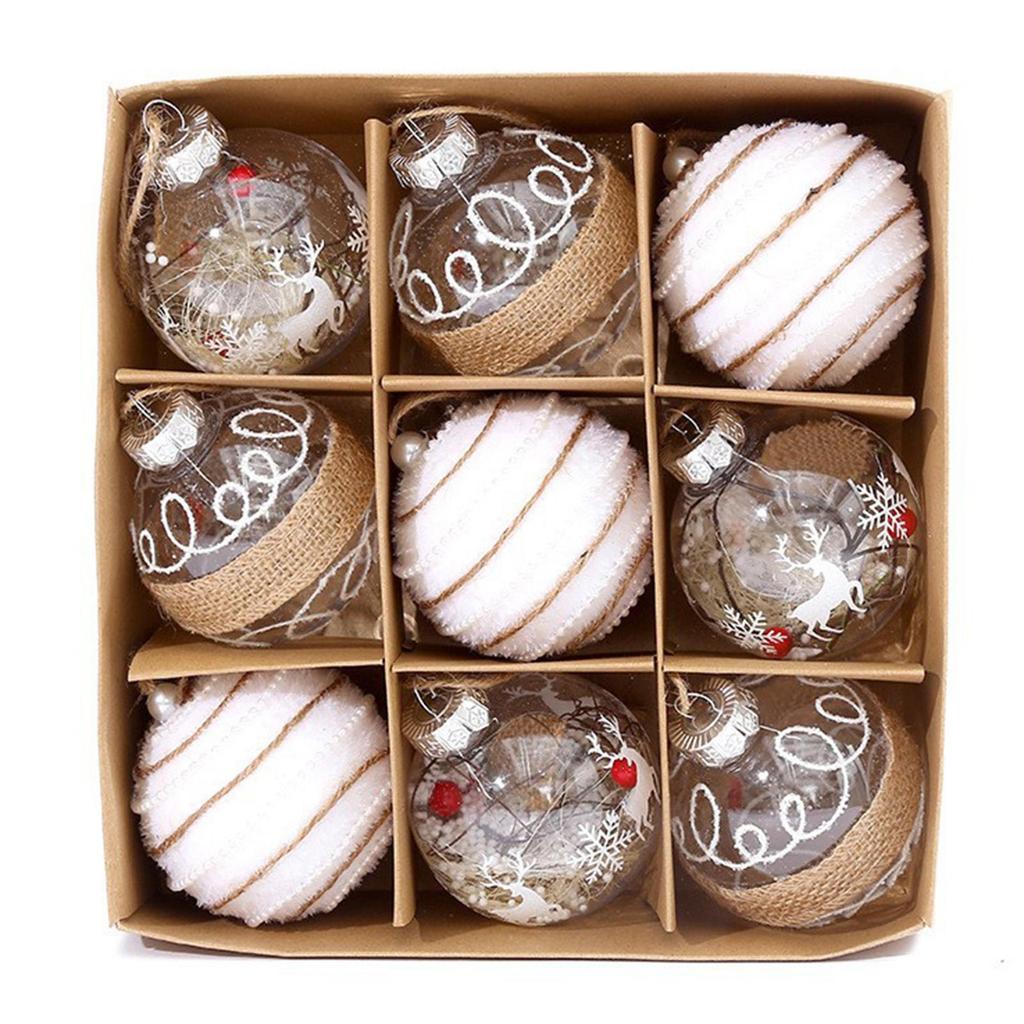 Home Christmas Balls Kit Ornaments Set Wedding Xmas