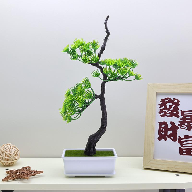 Densata Artificial Pinus Pineneedle Greenery Landscape Decor For Living Room