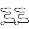 4/2/1pc Adjustable Elastic Kayak Rod Lanyard Canoe Paddle Leash Fishing Rod Leash Safety Rope Carabiner Rowing Boats Accessories
