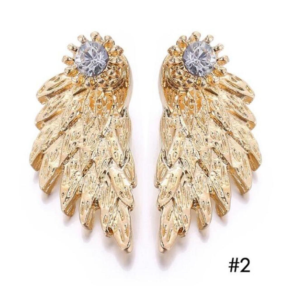 Unisex Fashion Angel Wing Earrings Fashion Wing Studs Unique Jewelry