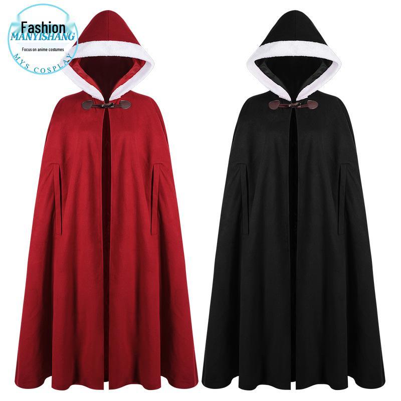 

Vintage Steampunk Wool Cloak Cape for Men & Women - Halloween Special One Size