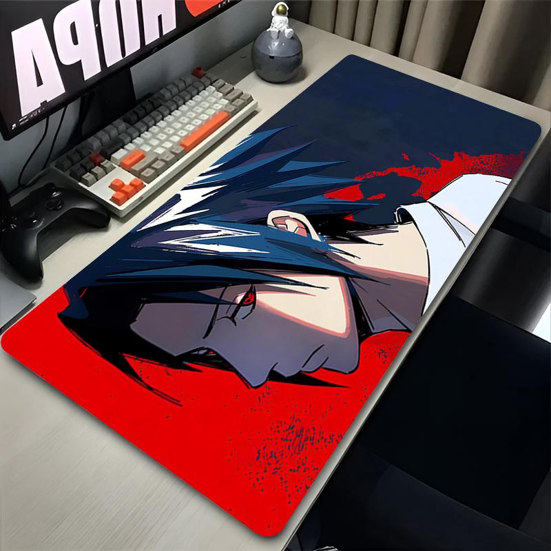 Large Mouse Pad Gaming Accessories NNaruto Sasuke Anime Table Mat Colorful Carpet Popular Computer Mousepad Gamer Keyboard Mat