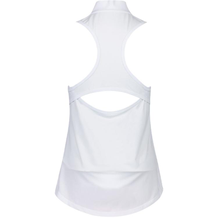 Asics Logo Breathable Fashion Knitted Tennis Sports Vest Women vest White 2042A249-100