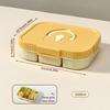 WORTHBUY Large Capacity Plastic Divided Bento Lunch Box Microwave Portable Leak-proof Cold And Hot Food Container For Student