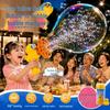 2026 Cute Yellow Duck Foam Bubble Machine for Kids - Handheld Outdoor Fun