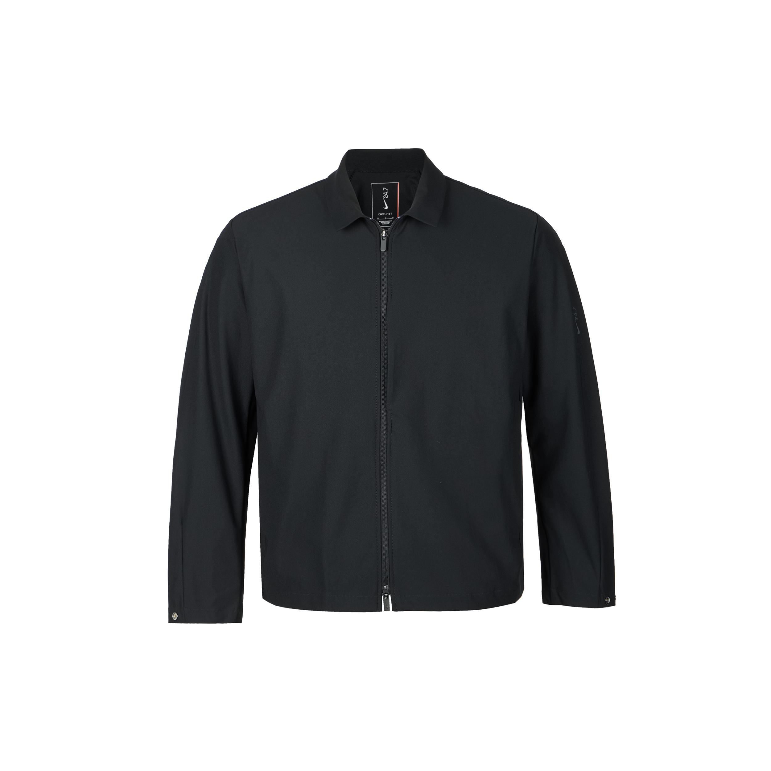 Мужские куртки Nike Dri Fit Черные С воротником-стойкой Умеренные Другие IF2868-010 L