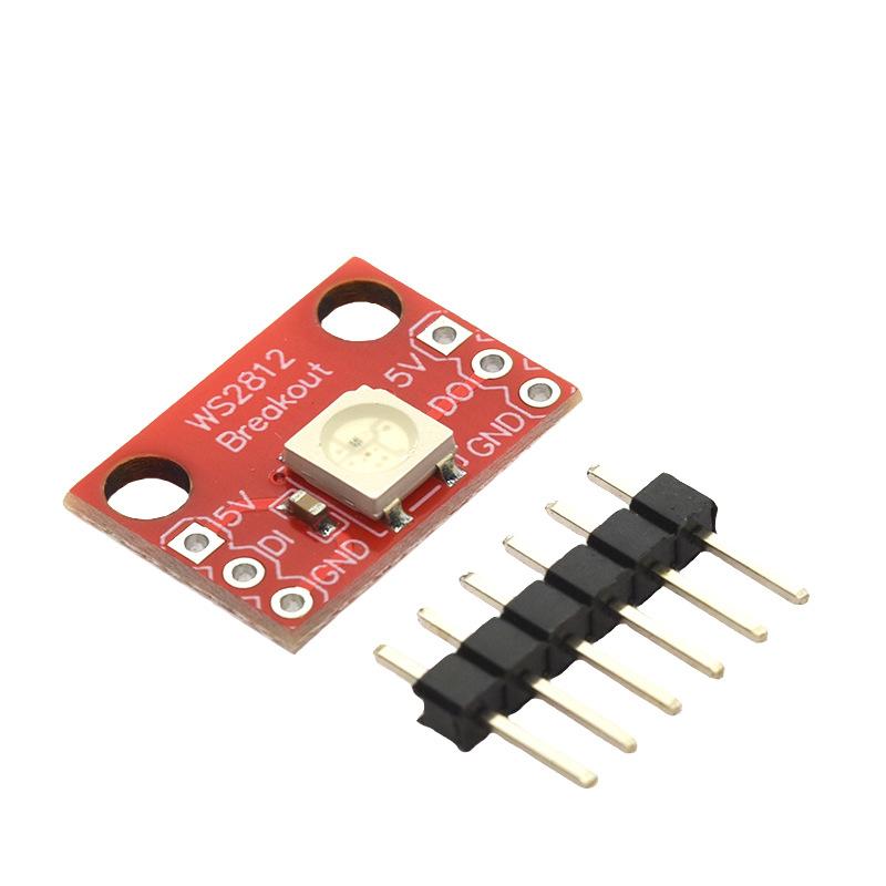 10~100Pcs WS2812 Full Color Light Module Single Wire Interface RGB Light Emitting Diode Compatible STM32 ARM Microcontroller