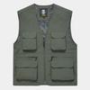 New Outdoor Multi-pocket Quick-drying Fishing Vest for Men Thin Mountaineering Photographer Waterproof Horse Clip Vest Sleeveless