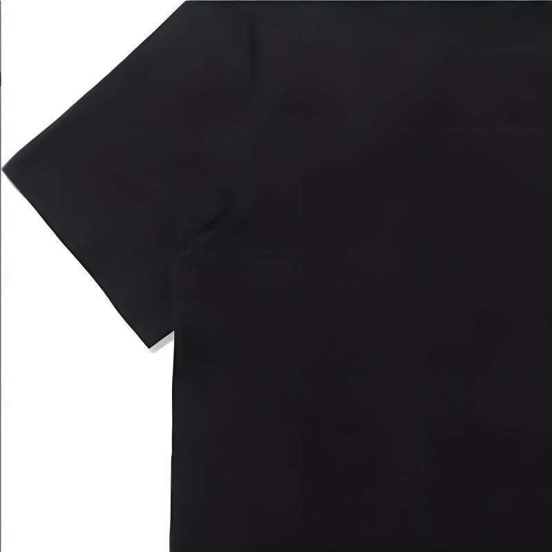 FILA T Shirts Unisex Black Crew Neck Moderate Straight Fit FS2RSE2113-BLK