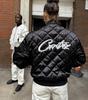 Chaqueta de Invierno Acolchada de Plumas Corteiz Alcatraz con LOGOTIPO Bordado