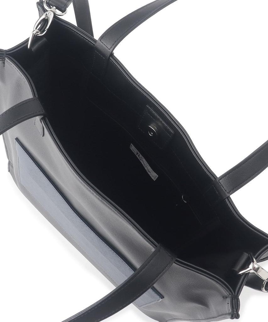 TK Takeo Kikuchi Saffiano 2-Weg Tote Tas, Zwart (419) 00