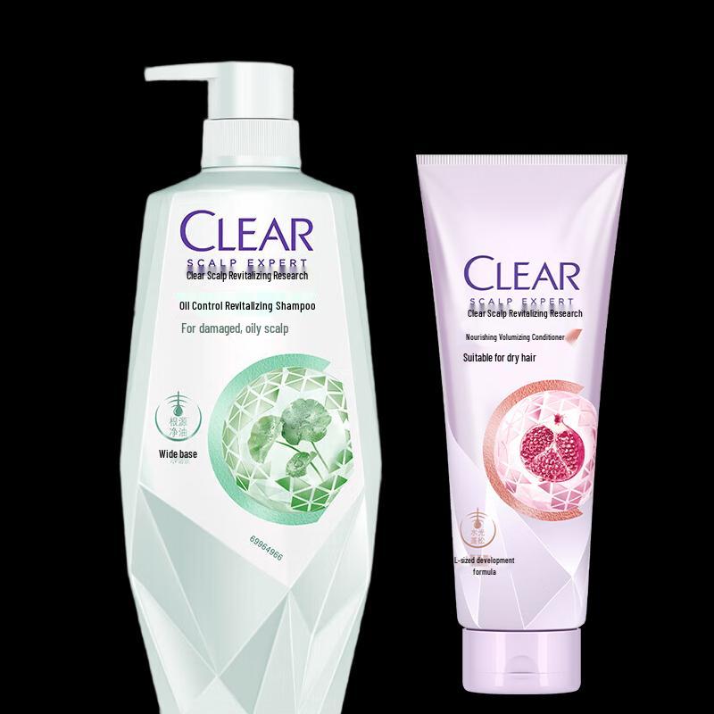 Clear Scalp Care Oil Control Shampoo & Conditioner Set
