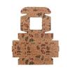 new DIY Multi-size Christmas gifts box gift box package box kraft window