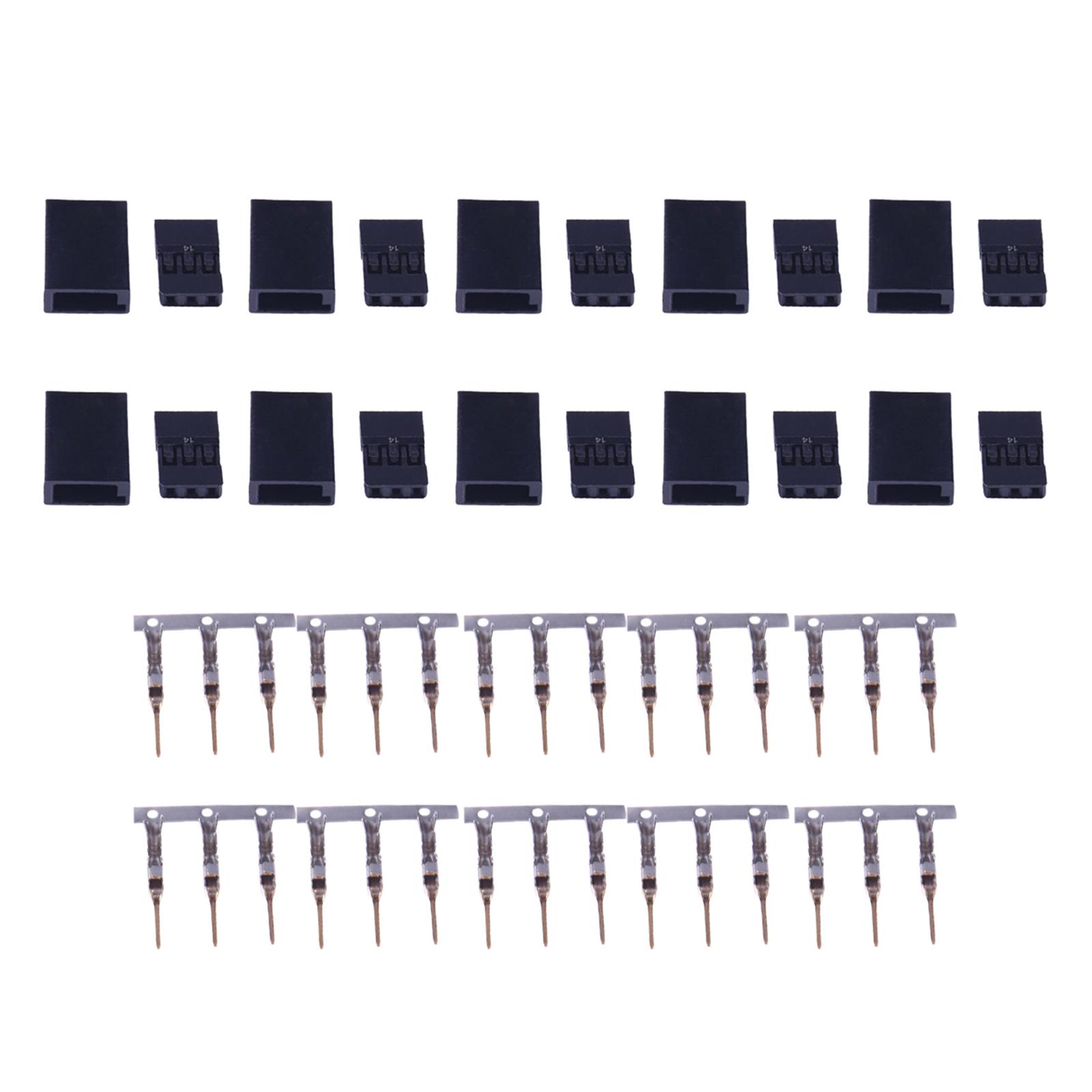 

10/20 пар для JR Futaba Servo Receiver Connector Connectors Kit DIY Kit for Remote Control Battery Terminals Kit Crimp Pin Kit FUTABA Female-10