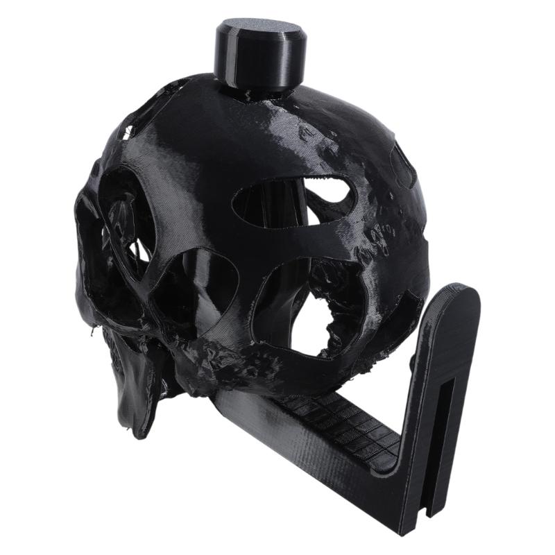 Stojan na helmy 3D tvar lebky Stojan na helmy Halloweenová dekorace Stojan na vystavení Držák na helmy pro motorkáře Stojan