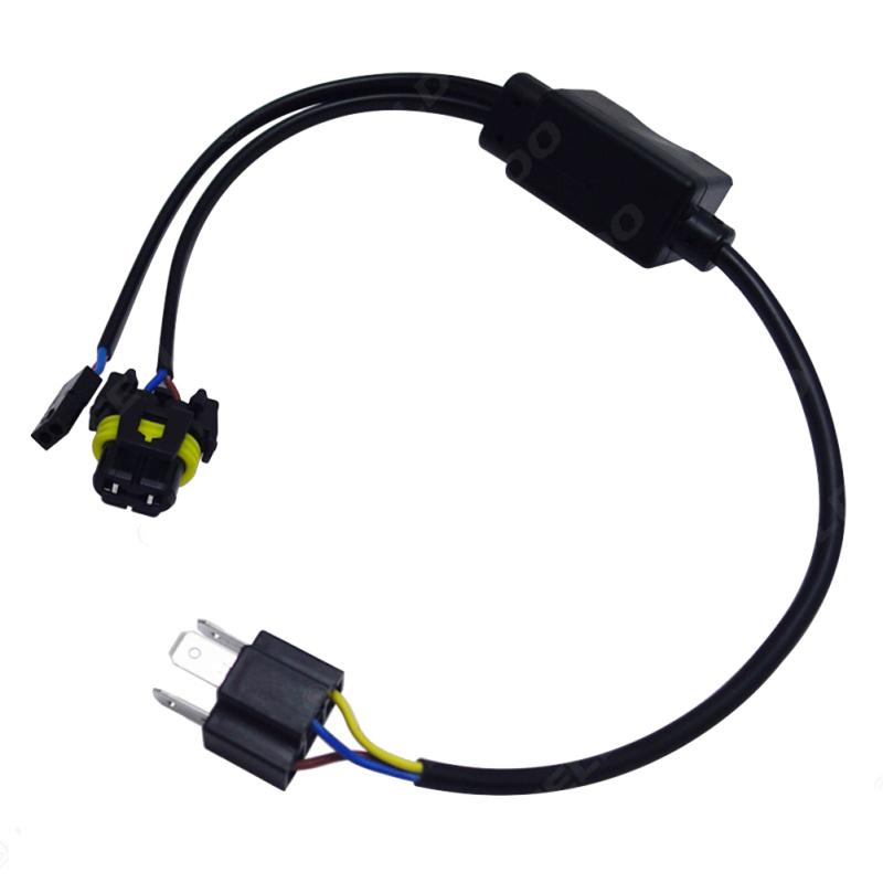 

Car Telescopic Lights Simplified Wiring Harness Xenon Bulb Relay Wire Harness For H4/9003/hb2 чорний
