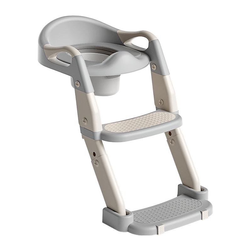 Children's Potty Ladder with Handrails and Folding Frame