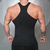 Men's Deep Cut Fitness Tank Top - Solid Color Summer Training Base Layer