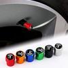 4Pcs Car Aluminum Tire Valve Caps Wheel Tyre Stems Air Valve Covers Emblem For Model 3 Model Y Model S Model X Accessories