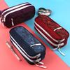 Camouflage Multi-Layer Pencil Case - Large Capacity, Multifunctional Oxford Canvas Stationery Bag for Students