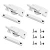 3Pcs Sash Lock Sliding Window Replacement Lock Window Latches Sliding Window Hardware for Additional Home Security