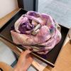 Spring and summer new outer shawl travel silk scarf high sense versatile sunscreen printed yarn scarf women