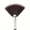 1pc Professional Fan Shaped Makeup Brush for Perfect Blending and Highlighting
