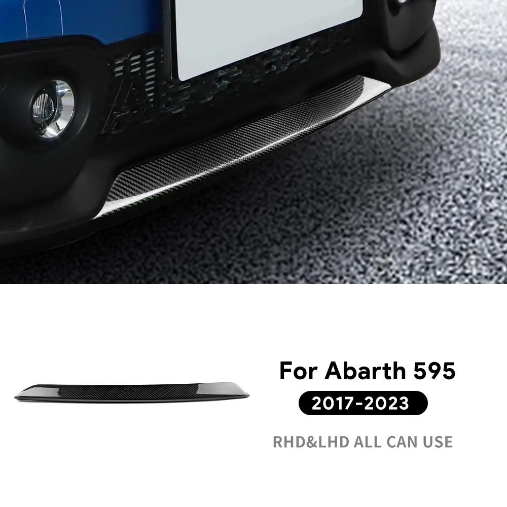 Real Hard Carbon Fiber For Abarth 595 695 2017 2018 2019 2020 2025 2025 2025 Car Front Bumper Decorarion Dry Carbon Accessories