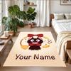 Crystal Velvet Rug Custom Name Text, Soft Non Slip Floor Mat Home DecorKiki's Delivery Service Jiji