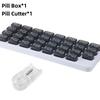 Monthly Pill Organizer 31 Day Pill Organizer Large Removable Medication Portable Case Box Holder Daily Medicine Vitamins  Travel