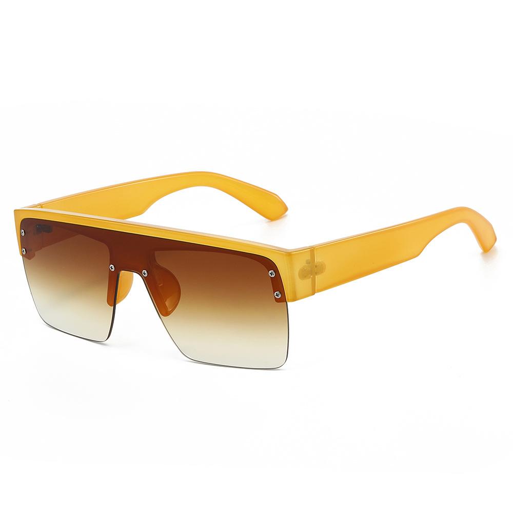 Large Sunglasses Unisex Women Men Anti Wind Driving Cycling Glasses One Pieces Reflective Half Frame Sun Screen Shades UV400