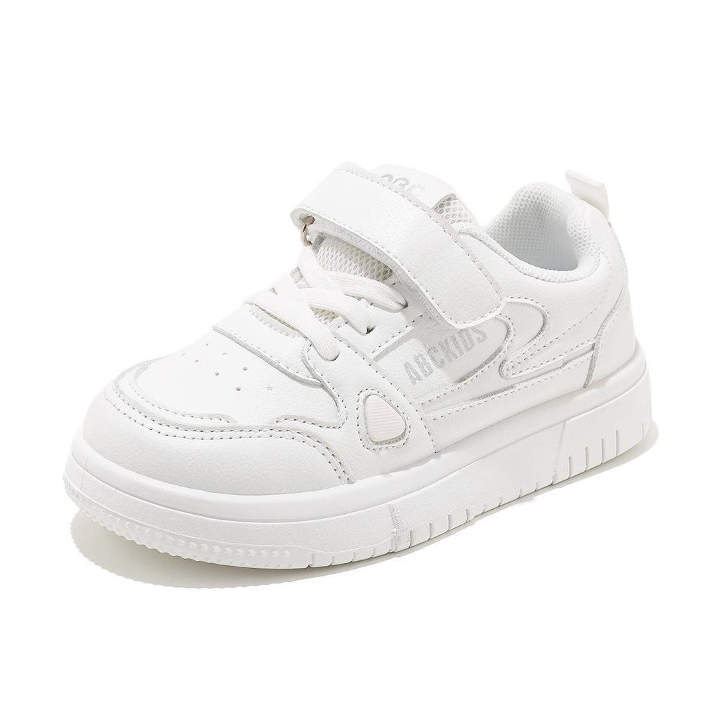 ABC Kids 6137 Unisex Casual Sneakers - Autumn 2025 White Hook-and-Loop Shoes
