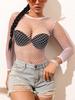 Y2K Beach Wear Mesh Colors Dress Hollow Out Fishnet Hip Skirt Night Dress Women Sheer Sexy Lingerie See Through Mesh Nightwear