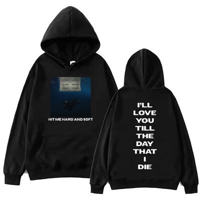 Billie Hit Me Hard and Soft 2025 Tour Hoodie Harajuku Casual Hip Hop Streetwear Kawaii Dames Sweatshirts 2025 Dames Pullovers