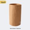 Large Waterproof Washable Kraft Paper Storage Bag for Refrigerator or Desktop Organization, Thickened for Durability, Flower Pot Cover