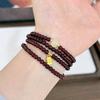 Double Stacked Bracelet Women's Niche Lucky Nafu Temperament Design Exquisite Bracelet Wind Niche Beaded Bracelet